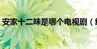 安家十二味是哪個電視劇(給大家介紹一下)