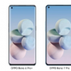 OppoReno8Pro渲染展示了相機設置和官方顏色