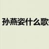 孫燕姿什么歌好聽（孫燕姿好聽的歌有什么）
