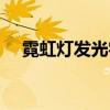 霓虹燈發光字怎么接線（霓虹燈發光字）