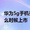 華為5g手機殼什么時候發布 華為5g手機殼什么時候上市 
