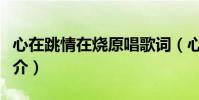 心在跳情在燒原唱歌詞(心在跳情在燒歌曲簡介)