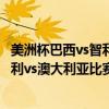 美洲杯巴西vs智利回放 2014巴西世界杯小組賽B組第一輪智利vs澳大利亞比賽視頻 