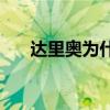 達里奧為什么換人 達里奧為什么換人 