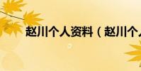 趙川個人資料(趙川個人資料說明)