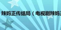 辣媽正傳結局(電視劇辣媽正傳講的是什么)