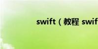 swift(教程 swift介紹)