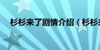 杉杉來了劇情介紹(杉杉來了故事梗概)