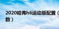 2020哈弗h6運動版配置(哈弗H6的20款參數)