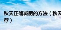 秋天正確減肥的方法(秋天正確減肥的方法推薦)