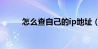 怎么查自己的ip地址(操作步驟)