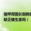 指甲周圍長倒刺是因為缺乏維生素（指甲周圍長倒刺是因為缺乏維生素嗎）