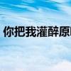你把我灌醉原唱是誰（你把我灌醉原唱介紹）