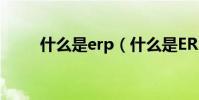 什么是erp(什么是ERP管理軟件)