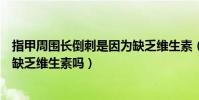 指甲周圍長倒刺是因為缺乏維生素(指甲周圍長倒刺是因為缺乏維生素嗎)