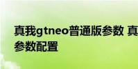 真我gtneo普通版參數 真我GTneo3火影版參數配置