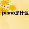 piano是什么意思中文（piano是什么意思）