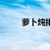 蘿卜燉排骨怎么做（蘿卜燉排骨）