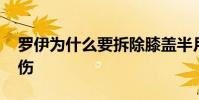 羅伊為什么要拆除膝蓋半月板 羅伊為什么受傷