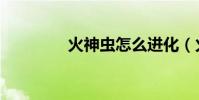 火神蟲怎么進化(火神蟲)
