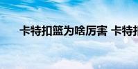 卡特扣籃為啥厲害 卡特扣籃為什么好