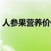 人參果營養價值高于蘋果（人參果營養價值）