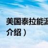 美國泰拉能源公司（關于美國泰拉能源公司的介紹）