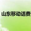 山東移動話費查詢官網（山東移動話費查詢）