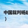 中國裁判楊建平（關于中國裁判楊建平的介紹）