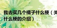 我去買幾個橘子什么梗(關于我去買幾個橘子什么梗的介紹)