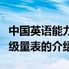 中國英語能力等級量表（關于中國英語能力等級量表的介紹）