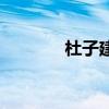 杜子建（關于杜子建的介紹）