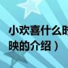 小歡喜什么時候上映（關于小歡喜什么時候上映的介紹）