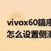 vivox60鎬庝箞璁劇疆渚ф粦榪斿洖 vivox80怎么設置側滑返回 