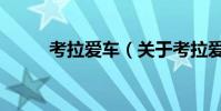 考拉愛車(關于考拉愛車的介紹)