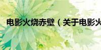 電影火燒赤壁(關于電影火燒赤壁的介紹)