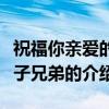 祝福你親愛的筷子兄弟（關于祝福你親愛的筷子兄弟的介紹）