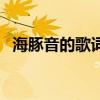 海豚音的歌詞（關于海豚音的歌詞的介紹）