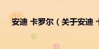 安迪 卡羅爾(關于安迪 卡羅爾的介紹)
