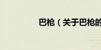 巴槍(關于巴槍的介紹)