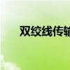 雙絞線傳輸（關于雙絞線傳輸的介紹）