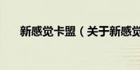 新感覺卡盟(關于新感覺卡盟的介紹)