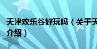 天津歡樂谷好玩嗎(關于天津歡樂谷好玩嗎的介紹)
