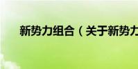新勢力組合(關于新勢力組合的介紹)