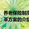 養老保險制度改革方案（關于養老保險制度改革方案的介紹）