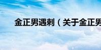 金正男遇刺(關于金正男遇刺的介紹)