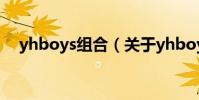 yhboys組合(關于yhboys組合的介紹)