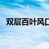 雙層百葉風口（關于雙層百葉風口的介紹）