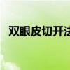 雙眼皮切開法（關于雙眼皮切開法的介紹）