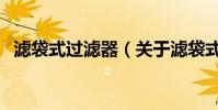 濾袋式過濾器(關于濾袋式過濾器的介紹)